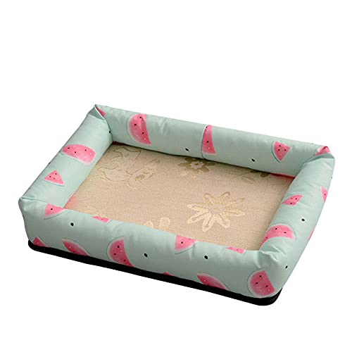 Kühlmatte Für Hunde Sommer Hundebett 1 Stück 50X41cm Katzenkissen Welpen Schlafnest Für Kleine Hunde Katze EIS Seide Cool Mat Pet Cooling Mattress 06 von YITON