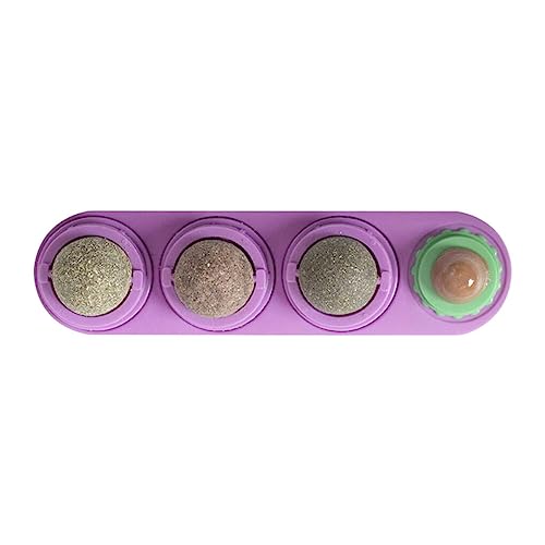 YIUPEDRFG Cat Wall Catnip Ball Selbstklebend, essbar, Kitty Leckspielzeug, Zahnreinigung, Jagen, Spiel, Ernährungsbälle, Kauspielzeug YIUPEDRFG Cat Wall Catnip Ball Selbstklebend, essbar, Kitty Leckspielzeug, Zahnreinigung, Jagen, Spiel, Ernährungsbälle, Kauspielzeug von YIUPEDRFG