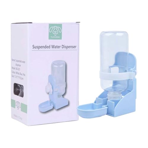 YIUPEDRFG Haustiertrinker, langlebiges und effizientes Gerät, um Haustiere jederzeit mit Flüssigkeit zu versorgen. Stilvoller hängender Wasserspender aus PP für Katzen und Hundekäfige, Blau YIUPEDRFG Haustiertrinker, langlebiges und effizientes Gerät, um Haustiere jederzeit mit Flüssigkeit zu versorgen. Stilvoller hängender Wasserspender aus PP für Katzen und Hundekäfige, Blau von YIUPEDRFG