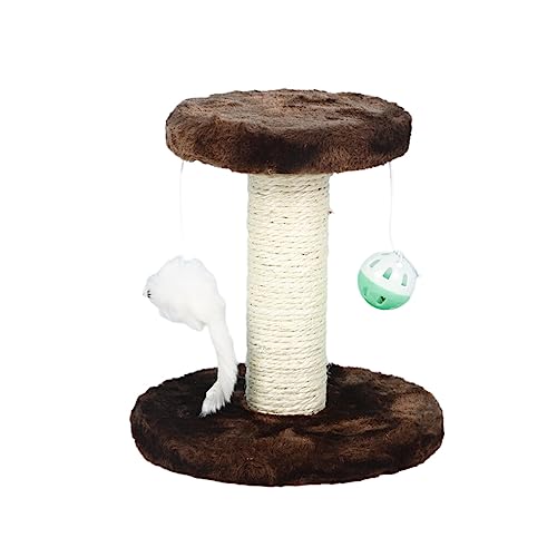 YIUPEDRFG Innovatives Katzenmöbel mit hängenden Bällen zum Kratzen und Entspannen beim Spielen. Plüsch Kratzrahmen, Baumpfosten YIUPEDRFG Innovatives Katzenmöbel mit hängenden Bällen zum Kratzen und Entspannen beim Spielen. Plüsch Kratzrahmen, Baumpfosten von YIUPEDRFG