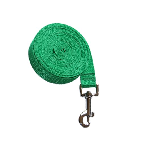 YIUPEDRFG Robuste Hundeleine – zuverlässig für Outdoor Aktivitäten. Leine für Hunde, Nylonleine für Haustiere, langlebig, geeignet für den Außenbereich, Grün, 20m YIUPEDRFG Robuste Hundeleine – zuverlässig für Outdoor Aktivitäten. Leine für Hunde, Nylonleine für Haustiere, langlebig, geeignet für den Außenbereich, Grün, 20m von YIUPEDRFG