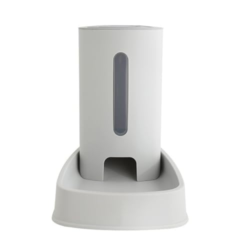 YIUPEDRFG Wasserspender mit 3800 ml Fassungsvermögen für Katzen und Hunde, sicherer, geruchloser Futterautomat, ABS, transparente Dichtung, humanisierter breiter Auslass, Grauer Lebensmittelspender YIUPEDRFG Wasserspender mit 3800 ml Fassungsvermögen für Katzen und Hunde, sicherer, geruchloser Futterautomat, ABS, transparente Dichtung, humanisierter breiter Auslass, Grauer Lebensmittelspender von YIUPEDRFG