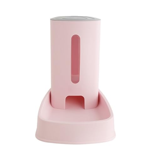 YIUPEDRFG Wasserspender mit 3800 ml Fassungsvermögen für Katzen und Hunde, sicherer, geruchloser Futterautomat, ABS, transparente Dichtung, humanisierter breiter Auslass, Rosa Lebensmittelspender YIUPEDRFG Wasserspender mit 3800 ml Fassungsvermögen für Katzen und Hunde, sicherer, geruchloser Futterautomat, ABS, transparente Dichtung, humanisierter breiter Auslass, Rosa Lebensmittelspender von YIUPEDRFG