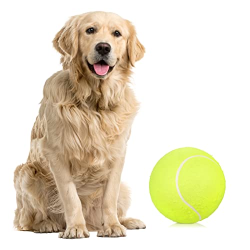 YIWENG 9,5" Übergröße Giant Tennisball für Erwachsene Tier Spaß,Sport Ball von YIWENG