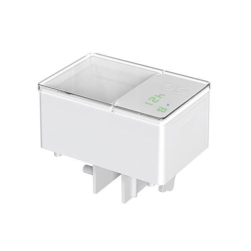 YIWEOG Automatischer Fischfütterer mit Zeitsteuerung und digitaler Anzeige, tragbarer Futtersp 150 ml/500 ml für Aquarien, Fischfütterer für unterwegs von YIWEOG
