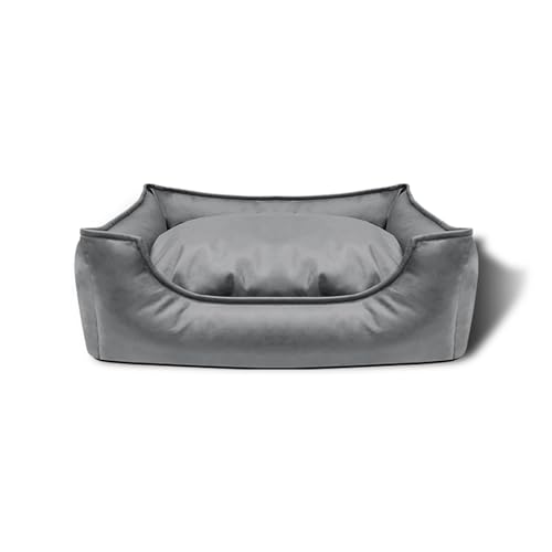YIWEOG Kunstleder-Technologie, wasserdichtes Hundebett, Haustier-Sofa, Katzennest-Zubehör, Hundebett, Frühling, Sommer, Schwamm, abnehmbar und waschbar YIWEOG Kunstleder-Technologie, wasserdichtes Hundebett, Haustier-Sofa, Katzennest-Zubehör, Hundebett, Frühling, Sommer, Schwamm, abnehmbar und waschbar von YIWEOG