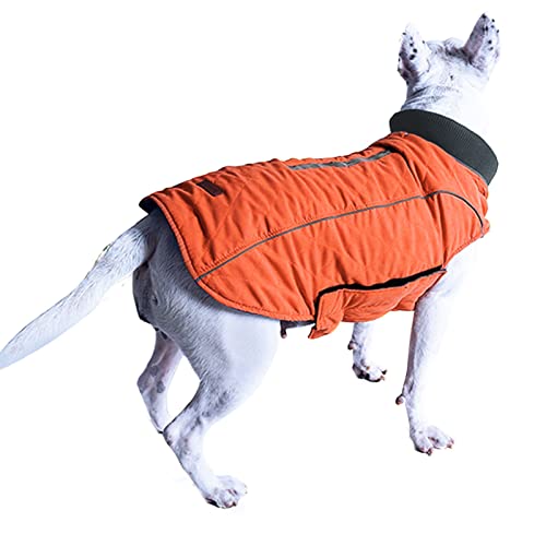 YIWEOG Wintermantel Hunde-Winterjacke Wendbare warm gesteppte Outdoor-Haustierweste von YIWEOG