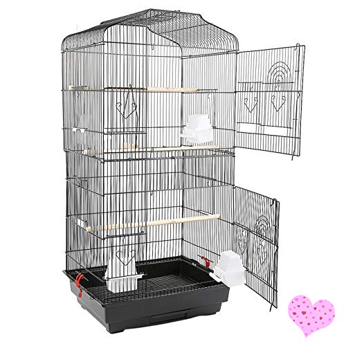 Vogelkäfig,Vogelvoliere,Voliere,Vogelhaus,Papageienkäfig,Tierkäfig,Käfig,Sittichkäfig,Vogel,Nagerkäfig,klein Metall Vogelvoliere,für Nymphensittiche, Papageien, Tauben, Sittiche, Finken(46*36*92cm) Vogelkäfig,Vogelvoliere,Voliere,Vogelhaus,Papageienkäfig,Tierkäfig,Käfig,Sittichkäfig,Vogel,Nagerkäfig,klein Metall Vogelvoliere,für Nymphensittiche, Papageien, Tauben, Sittiche, Finken(46*36*92cm) von Yizhe