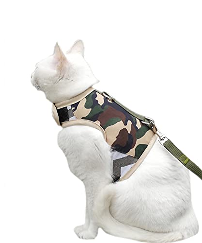 Geschirr/Weste und Leine für Frettchen/Katze/Hund, katzensicher Geschirr/Weste und Leine für Frettchen/Katze/Hund, katzensicher von YIZHI MIAOW