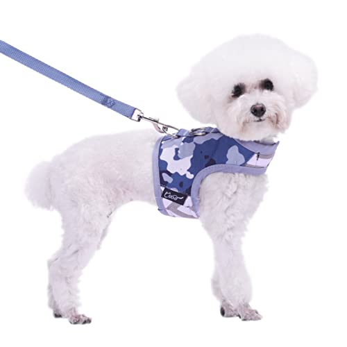 Taktisches Hundegeschirr und Leine, Set für kleine Haustiere, für den Winter, verstellbare, weich gepolsterte Hundeweste für Teetasse, Chihuahua, Pudel, Yorike, Malteser unter 1,4 kg, City Camo Taktisches Hundegeschirr und Leine, Set für kleine Haustiere, für den Winter, verstellbare, weich gepolsterte Hundeweste für Teetasse, Chihuahua, Pudel, Yorike, Malteser unter 1,4 kg, City Camo von YIZHI MIAOW