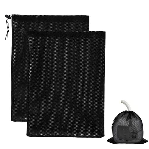 YIZHIXIANGQ Pumpenfilter-Netzbeutel, 2 Stück Filterbeutel Aquarium, Teichpumpe Filterbeutel, 31 x 41 cm, Pumpennetzbeutel mit Kordelzug, Pumpen-Barriere Tasche, Filtertasche für Aquarium Garten Teich YIZHIXIANGQ Pumpenfilter-Netzbeutel, 2 Stück Filterbeutel Aquarium, Teichpumpe Filterbeutel, 31 x 41 cm, Pumpennetzbeutel mit Kordelzug, Pumpen-Barriere Tasche, Filtertasche für Aquarium Garten Teich von YIZHIXIANGQ