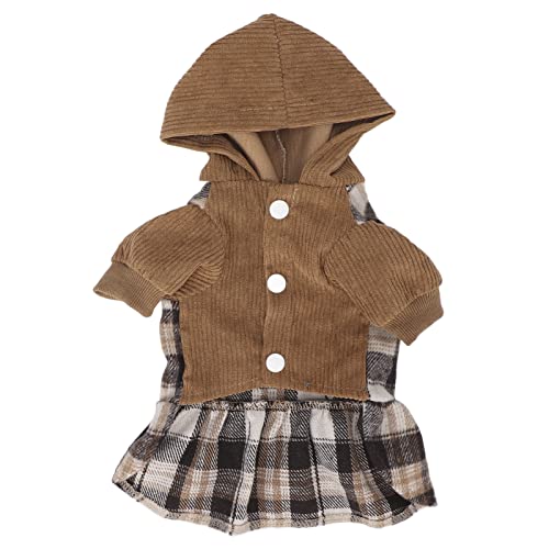 Hund warme Kleider Haustier niedliche Winterkleidung für kleine Hunde Welpen Rock Hut (XL) von YIZISECCE