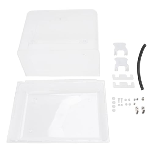 YIZISECCE für Papagei, um Sittich, Käfigvogelbad, sicheres Acrylmaterial, geräumiger Raum, tragbares Design, multifunktionale Badelösung YIZISECCE für Papagei, um Sittich, Käfigvogelbad, sicheres Acrylmaterial, geräumiger Raum, tragbares Design, multifunktionale Badelösung von YIZISECCE