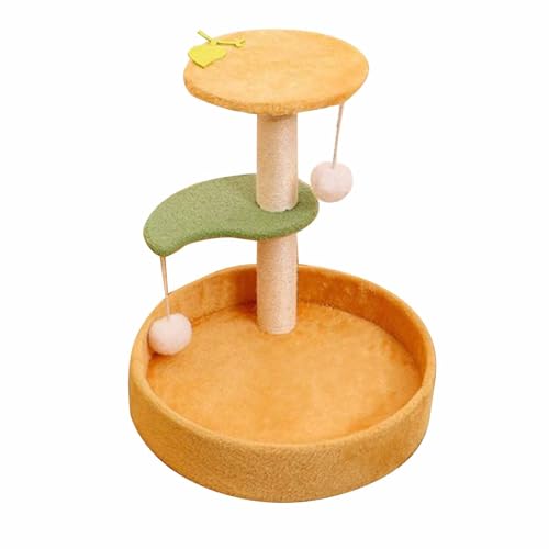 Yiziecce Cat Tree, für interaktive multifunktionale Katzenkletterrahmen, Sisal -Kratzerpfosten, bequemes Katzen -Turmbett für Innenräume und draußen von YIZISECCE