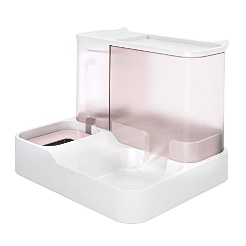 2-in-1 Futterspender für Hunde, erhöhter Futternapf, Wassernapf, Doppelnapf, Haustier-Futterstation, auslaufsicher 2-in-1 Futterspender für Hunde, erhöhter Futternapf, Wassernapf, Doppelnapf, Haustier-Futterstation, auslaufsicher von YIZITU