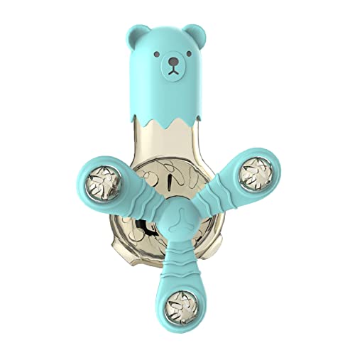 Für Puzzle-Spielzeug, interaktiver Futterspender für Hunde, langsames Fütterungs-Training, drehbarer Ventilator, Haustier-undichte Futter-Spielzeug von YIZITU