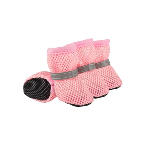YIZITU Hundemaschenschuhe Pfotenschutz Antislip Hund Schuhe Für Freien Reflektierende Fußabdeckung Für Heißes Wetter Hitzebeständig YIZITU Hundemaschenschuhe Pfotenschutz Antislip Hund Schuhe Für Freien Reflektierende Fußabdeckung Für Heißes Wetter Hitzebeständig von YIZITU