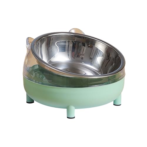 Hundenapf für Futter und Wasser, Edelstahlnäpfe mit erhöhtem Ständer, Haustier-Kunststoff-Futternapf, abgeschrägter Futternapf Hundenapf für Futter und Wasser, Edelstahlnäpfe mit erhöhtem Ständer, Haustier-Kunststoff-Futternapf, abgeschrägter Futternapf von YIZITU