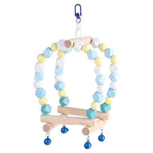 Vogeltrainingsstand Tragbarer Tabletop Leichter Papagei Barsch Mit Bellungen Für Kleine Mittlere Sittiche Finken Papageienschwungständer Vogeltrainingsstand Tragbarer Tabletop Leichter Papagei Barsch Mit Bellungen Für Kleine Mittlere Sittiche Finken Papageienschwungständer von YIZITU