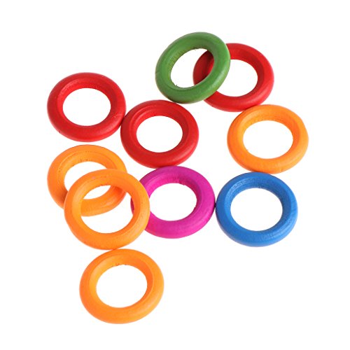 YIZITU 10-Pack Unvollendete Holzringe Naturholzringe Mit Bunten Farbe Für Handwerksdien Vogel Papagei Spielzeug 0 8 "1 3" 1 6 "Halloween Aufkleber YIZITU 10-Pack Unvollendete Holzringe Naturholzringe Mit Bunten Farbe Für Handwerksdien Vogel Papagei Spielzeug 0 8 "1 3" 1 6 "Halloween Aufkleber von YIZITU
