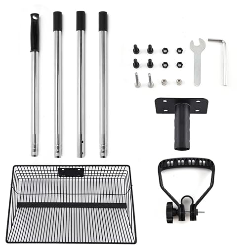 YIZITU 30 cm Teleskop-Metallschaufel für Geflügelabfälle, effizienter Reiniger mit ergonomischem Griff-Design, Huhn-Reinigungswerkzeug YIZITU 30 cm Teleskop-Metallschaufel für Geflügelabfälle, effizienter Reiniger mit ergonomischem Griff-Design, Huhn-Reinigungswerkzeug von YIZITU