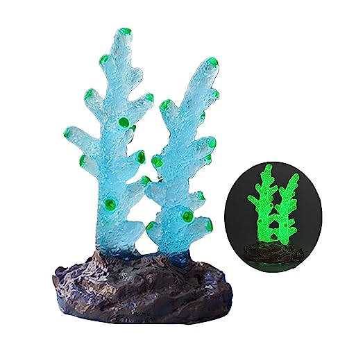 YIZITU Aquarien Glühende Harz Korallendekoration Fishtanks Wasserbauwater Ornament Landschaftsgestaltung Sicherheitsdekor Für Fische Shirmps Haustierversorgungen Haustierzubehör Aquarien Lieferungen von YIZITU