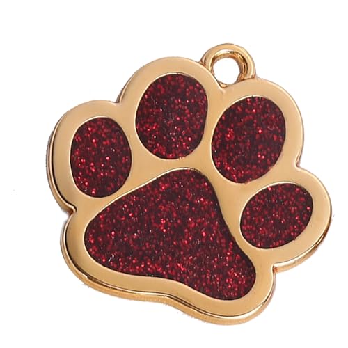 YIZITU Blingbling Haustier Charme Für Kragen Fußabdruck Form Für Hundekatze Footprint Haustierkragen Pfoten Form Charm Hals Schmuckpfoten Katzen Katzen YIZITU Blingbling Haustier Charme Für Kragen Fußabdruck Form Für Hundekatze Footprint Haustierkragen Pfoten Form Charm Hals Schmuckpfoten Katzen Katzen von YIZITU