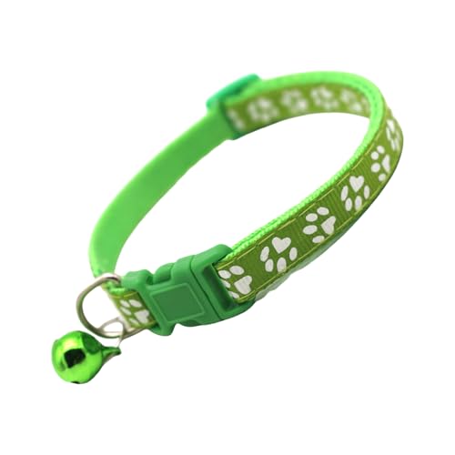YIZITU Dekoratives Katzenhalsband-Zubehör, Halsband, Glocken mit sicherem Haken-Design und hellen Farben, für Haustiere, Spaziergänge, Katzenzubehör von YIZITU