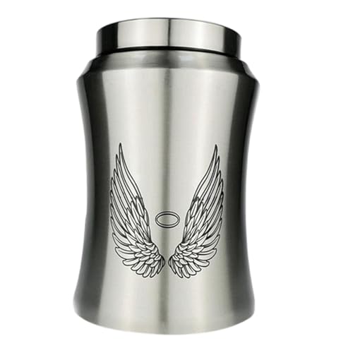 YIZITU Edelstahl Wasserdichtes Dichtungslager Urne Elegante Haustierdenkmäler Urne Mit Lecksicherem Deckel Mehrerer Größe Elegante Denkmäler Für Haustier von YIZITU