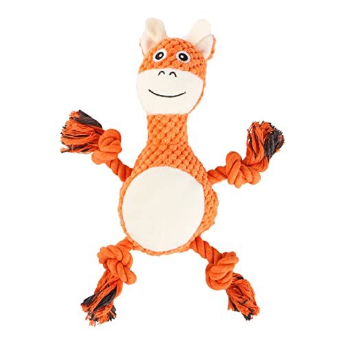 YIZITU Hund Teether Hund Chew Toy Squeaky Toy Für Aggressive Kauen Plüsch Quietschende Plüsch Für Aggressive Kauen Ausgestopft von YIZITU