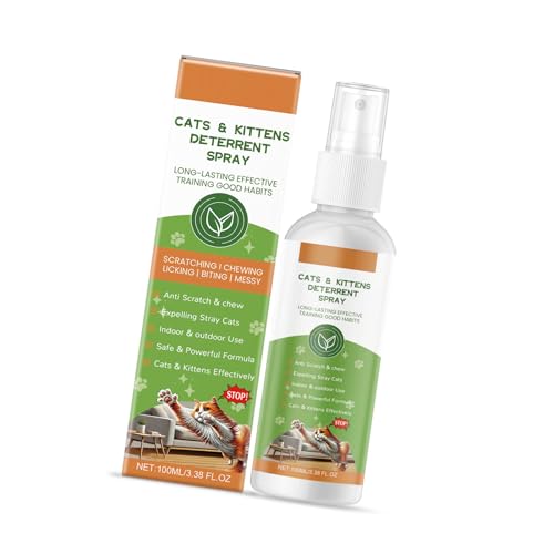 YIZITU Katzen-Sprays, Abschreckungsmittel für Kätzchen und Katzen, sicher für Möbel, Boden und mehr, mit Paraffin, schützt Schlafsofa YIZITU Katzen-Sprays, Abschreckungsmittel für Kätzchen und Katzen, sicher für Möbel, Boden und mehr, mit Paraffin, schützt Schlafsofa von YIZITU