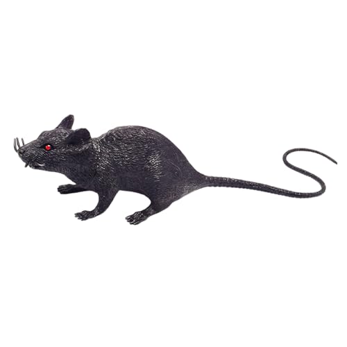 YIZITU Quietschende Rattenstiefel Props Realistisches Mausspielzeug Für Katzen Und Hunde Unterhaltung Quietbarer Gefälschter Mäuse Ornament Mit Schall Schwarzen Falschen Mäusen YIZITU Quietschende Rattenstiefel Props Realistisches Mausspielzeug Für Katzen Und Hunde Unterhaltung Quietbarer Gefälschter Mäuse Ornament Mit Schall Schwarzen Falschen Mäusen von YIZITU