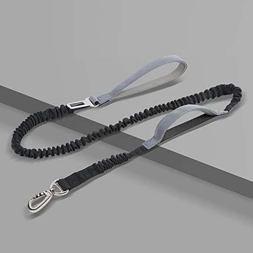 YIZMO Hundetrage, verstellbare, atmungsaktive Haustiertrage, Nicht ziehende reflektierende Nähte, reflektierende Hundetrage for mittelgroße bis große Hunde (Color : Stretch Leash, Size : L) von YIZMO