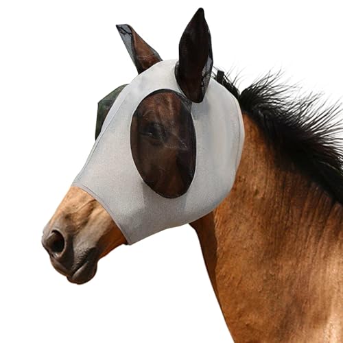 YIZWINS Pferde Fliegenmaske, Reflektoren für Pferde, Fliegenhaube Pferd Fliegenschutz, Fliegenhaube Pferde, Fliegenmaske für Pferd, Fliegenmaske Pferd mit Ohrenschutz, Anti-Moskitonmaske YIZWINS Pferde Fliegenmaske, Reflektoren für Pferde, Fliegenhaube Pferd Fliegenschutz, Fliegenhaube Pferde, Fliegenmaske für Pferd, Fliegenmaske Pferd mit Ohrenschutz, Anti-Moskitonmaske von YIZWINS