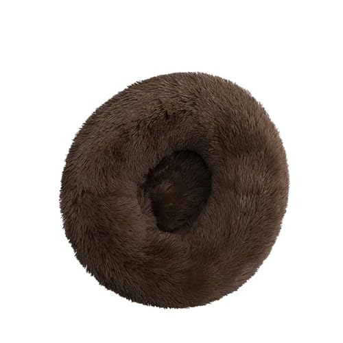 YJHLY Hundebett, bequem, Donut-Kuschelkuschel, rund, ultraweich, waschbar, Hunde- und Katzenkissen, Bett, Winter, warm, Sofa, H-XL, 100 cm von YJHLY