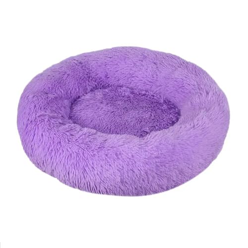 YJHLY Hundebett, bequem, Donut-Kuschelkuschel, rund, ultraweich, waschbar, Hunde- und Katzenkissen, Bett, Winter, warmes Sofa, N-4XL, 110 cm von YJHLY