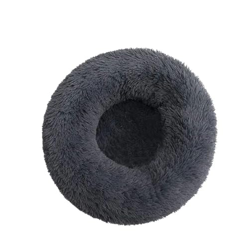 YJHLY Hundebett, bequemes Donut-Kuschelbett, rund, ultraweich, waschbar, Hunde- und Katzenkissen, Bett, Winter, warm, Sofa, D-XL, 70 cm von YJHLY