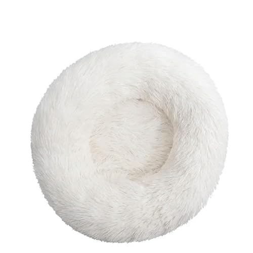 YJHLY Hundebett, bequemes Donut-Kuschelbett, rund, ultraweich, waschbar, Hunde- und Katzenkissen, Bett, Winter, warmes Sofa, Größe S - 4XL, 110 cm von YJHLY