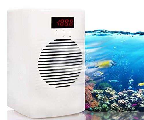 YJINGRUI Aquarium Wasserkühler Aquarium Kühlschrank für Wasser Gras/Kristall/Garnelen/Quallen/Korallen (20L Kühlen + Heizen) von YJINGRUI