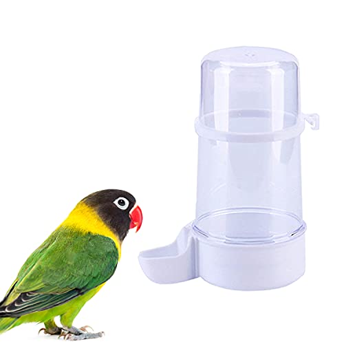Vogel-Wasserspender für Vögel, 383 ml, automatischer Wasserspender für Sittiche, Wellensittiche, Nymphensittiche von YJJKJ