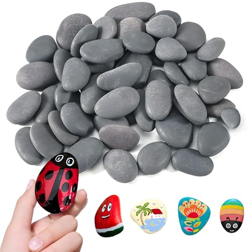 YJSDDNTY 40 pcs Steine zum Bemalen,1-3cm Mini Malsteine Kies Dekosteine Naturstein Gemalter Kieselsteine, gemalter Kieselsteine Glatte Kieselsteine zum Bemalen Strand Kiesel Steine für Bunte Malerei YJSDDNTY 40 pcs Steine zum Bemalen,1-3cm Mini Malsteine Kies Dekosteine Naturstein Gemalter Kieselsteine, gemalter Kieselsteine Glatte Kieselsteine zum Bemalen Strand Kiesel Steine für Bunte Malerei von YJSDDNTY