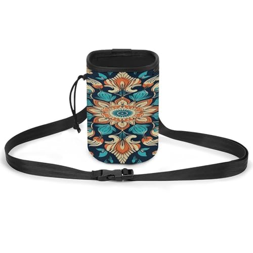 Haustier-Trainingspaket, Vintage-Mandala-Blumen1-Druck, leichte Hundetrainingstasche, vielseitiges Haustierzubehör, ideal für Spaziergänge und Training mit dem Hund Haustier-Trainingspaket, Vintage-Mandala-Blumen1-Druck, leichte Hundetrainingstasche, vielseitiges Haustierzubehör, ideal für Spaziergänge und Training mit dem Hund von YJWANDL