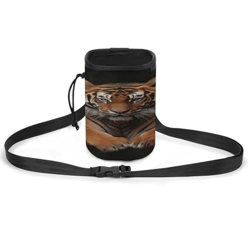 Haustier-Trainingspaket, mit Tiger- und Pfoten-Druck, leichte Hundetrainingstasche, vielseitiges Haustierzubehör, ideal für Spaziergänge und Training mit dem Hund Haustier-Trainingspaket, mit Tiger- und Pfoten-Druck, leichte Hundetrainingstasche, vielseitiges Haustierzubehör, ideal für Spaziergänge und Training mit dem Hund von YJWANDL