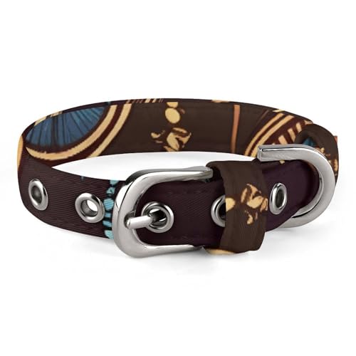 Haustierhalsband, Vintage-Stil, ethnischer Stammesfederdruck, verstellbares Haustierhalsband, leicht, für alle Jahreszeiten, weiches Haustierhalsband, niedliches Haustierhalsband Haustierhalsband, Vintage-Stil, ethnischer Stammesfederdruck, verstellbares Haustierhalsband, leicht, für alle Jahreszeiten, weiches Haustierhalsband, niedliches Haustierhalsband von YJWANDL