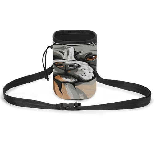 Pet Training Package, American Bulldog Head Print Lightweight Dog Training Bag Versatile Pet Accessories Ideal for Dog Walks and Training Pet Training Package, American Bulldog Head Print Lightweight Dog Training Bag Versatile Pet Accessories Ideal for Dog Walks and Training von YJWANDL