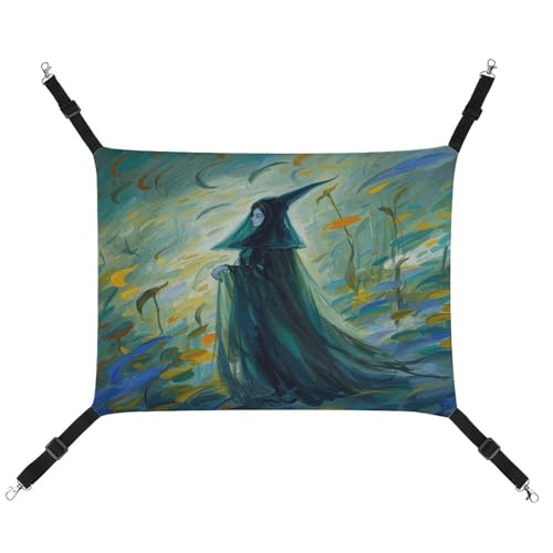 YJWANDL Bequeme Haustier-Hängematte, Ashland Witch Print Katze Hängematte Platzsparendes Segeltuchbett für kleine Hunde und Katzen, einfach zu installieren und tragbar YJWANDL Bequeme Haustier-Hängematte, Ashland Witch Print Katze Hängematte Platzsparendes Segeltuchbett für kleine Hunde und Katzen, einfach zu installieren und tragbar von YJWANDL