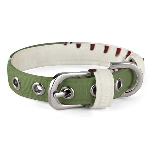 Haustier-Halsband, Baseball-Druck, stilvolles Haustierzubehör, modisches Haustierhalsband, verstellbares Haustierhalsband, leichtes Haustierhalsband Haustier-Halsband, Baseball-Druck, stilvolles Haustierzubehör, modisches Haustierhalsband, verstellbares Haustierhalsband, leichtes Haustierhalsband von YJWANDO