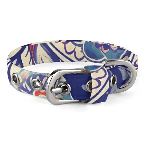 Haustier-Halsband, Boho-Elefanten-Druck, stilvolles Haustierzubehör, modisches Haustierhalsband, verstellbares Haustierhalsband, leichtes Haustierhalsband Haustier-Halsband, Boho-Elefanten-Druck, stilvolles Haustierzubehör, modisches Haustierhalsband, verstellbares Haustierhalsband, leichtes Haustierhalsband von YJWANDO
