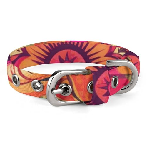Haustier-Halsband, Boho-Mandala, buntes Blumendruck, stilvolles Haustierzubehör, modisches Haustierhalsband, verstellbares Haustierhalsband, leichtes Haustierhalsband Haustier-Halsband, Boho-Mandala, buntes Blumendruck, stilvolles Haustierzubehör, modisches Haustierhalsband, verstellbares Haustierhalsband, leichtes Haustierhalsband von YJWANDO
