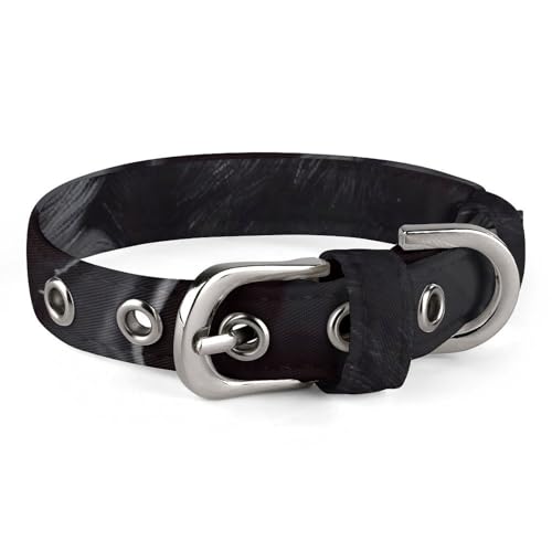 Haustier-Halsband, Tier-Panther-Druck, stilvolles Haustierzubehör, modisches Haustierhalsband, verstellbares Haustierhalsband, leichtes Haustierhalsband Haustier-Halsband, Tier-Panther-Druck, stilvolles Haustierzubehör, modisches Haustierhalsband, verstellbares Haustierhalsband, leichtes Haustierhalsband von YJWANDO